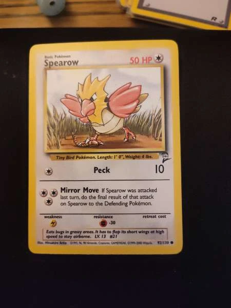Spearow - Base set  2 #62/130