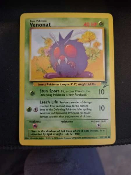 Venonat - Base Set 2 #97/130
