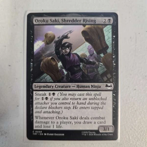 Oroku Saki, Shredder Rising - Teenage Mutant Ninja Turtles #0068