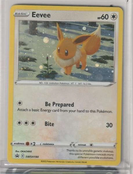 Eevee - Sword & Shield Black Star Promo #SWSH190