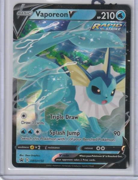 Vaporeon V - Sword & Shield Black Star Promos #SWSH150