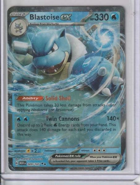 Blastoise ex - Scarlet & Violet 151 #009/165