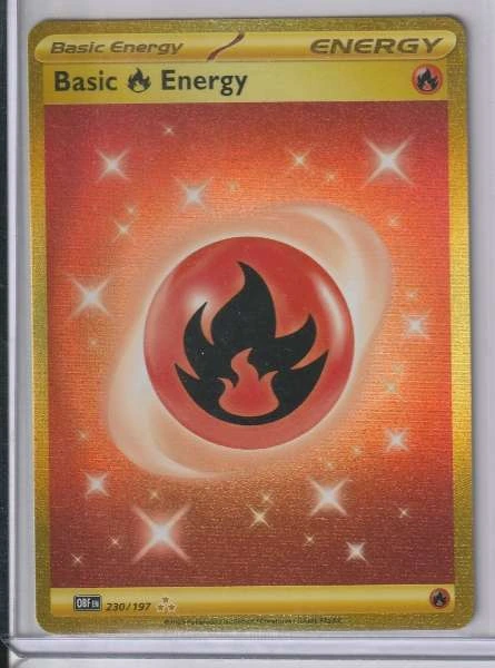 Basic Fire Energy - Obsidian Flames #230/197
