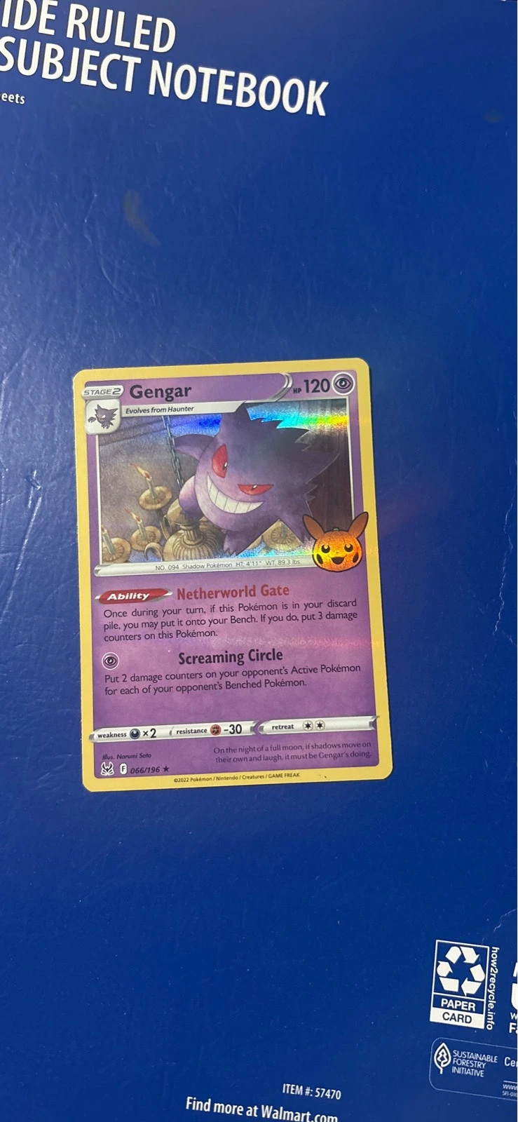 Gengar - Trick or Trade 2023 #066/196
