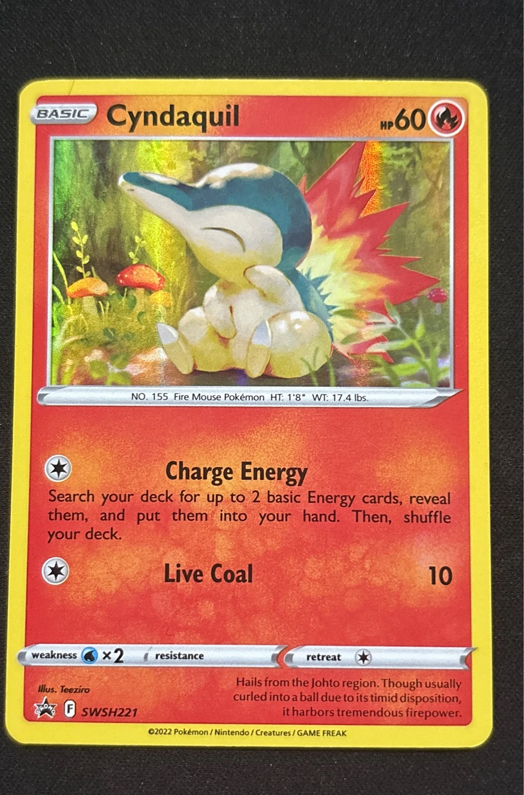 Cyndaquil - Sword & Shield Promo #SWSH221