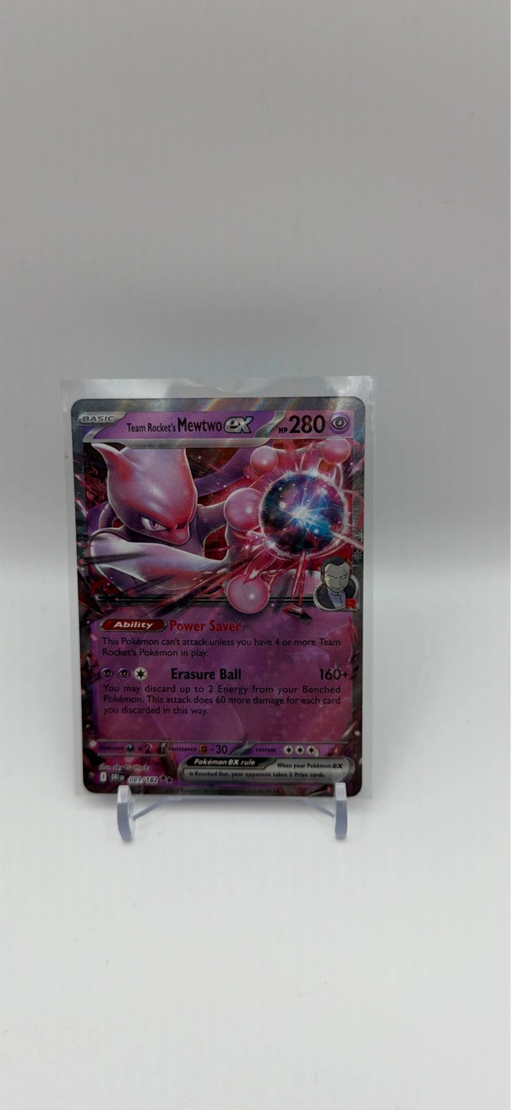 Team Rocket's Mewtwo ex #081/182