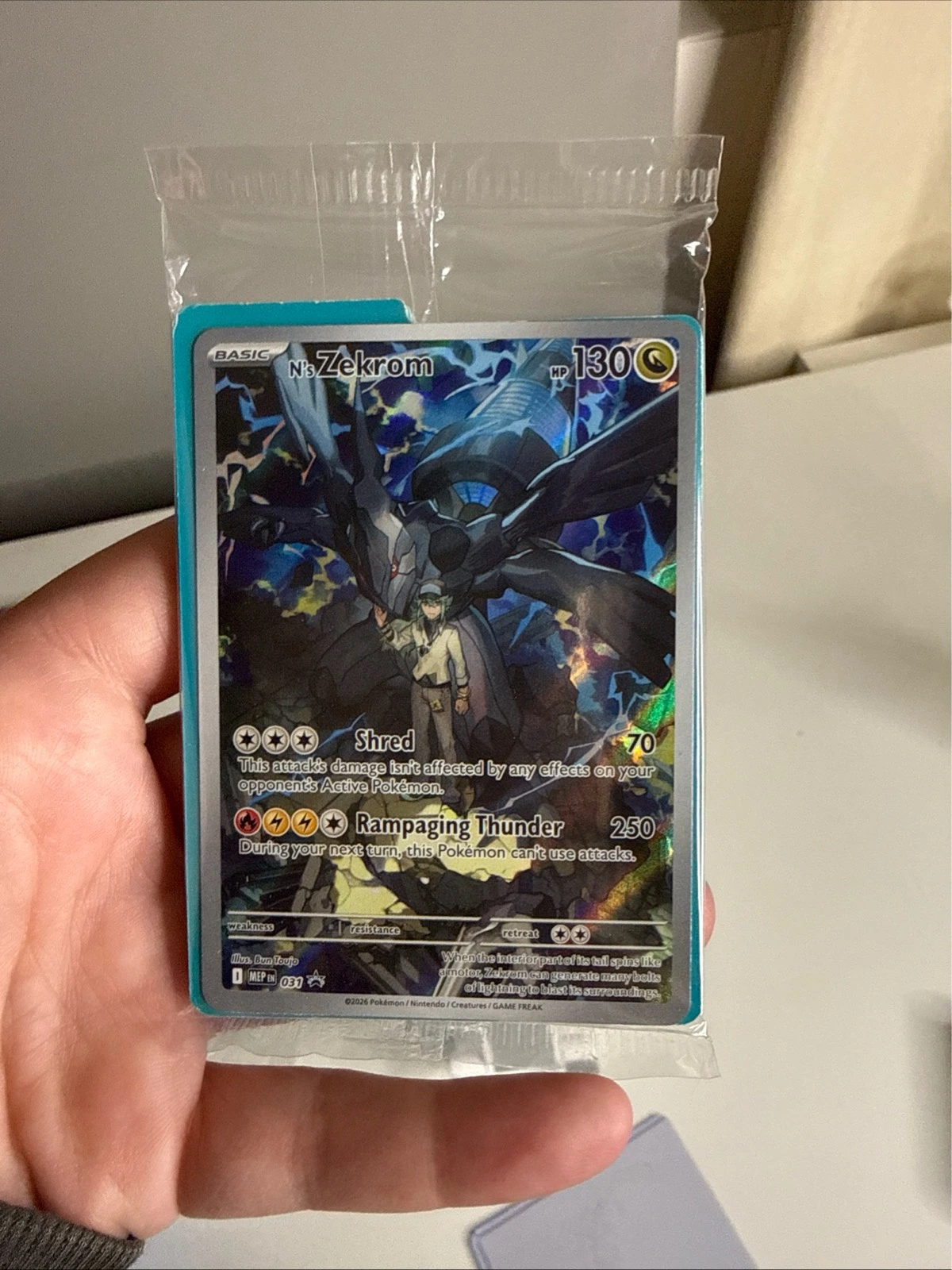 N's Zekrom sealed - Black Star Promo #031