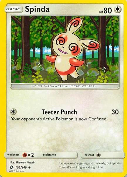 Spinda - Sun & Moon Base Set #102/149