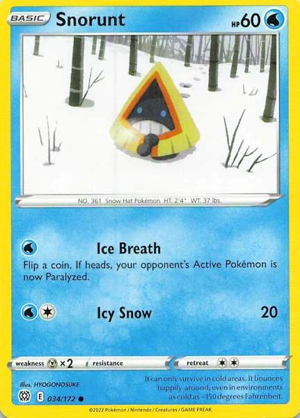 Snorunt - Brilliant Stars #034/172