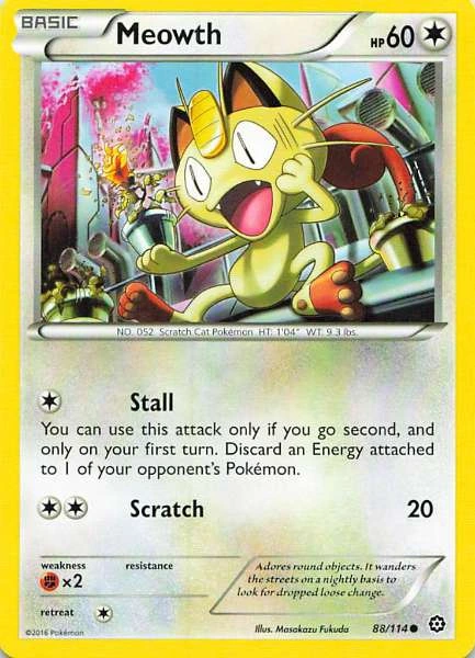 Meowth - Steam Siege #88/114