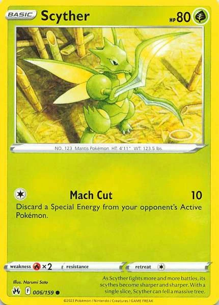 Scyther - Crown Zenith #006/159
