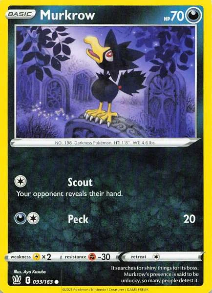 Murkrow - Battle Styles #093/163
