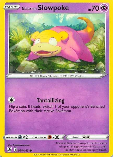 Galarian Slowpoke - Battle Styles #054/163