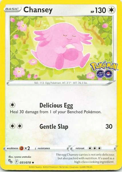 Chansey - Pokémon GO #051/078