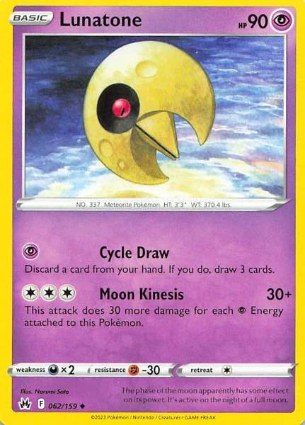Lunatone - Crown Zenith #062/159