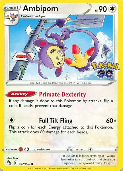 Ambipom - Pokemon GO #057/078