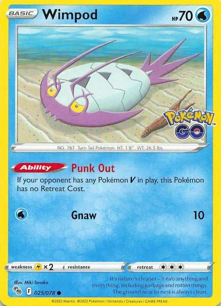 Wimpod - Pokémon GO #025/078
