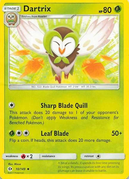 Dartrix - Sun & Moon #10/149