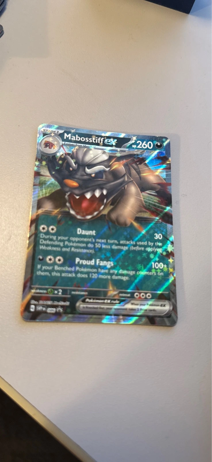 Mabosstiff ex - Scarlet & Violet Black Star Promos #SVP 088