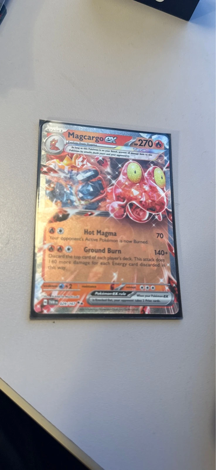 Magcargo ex - Twilight Masquerade #029/167