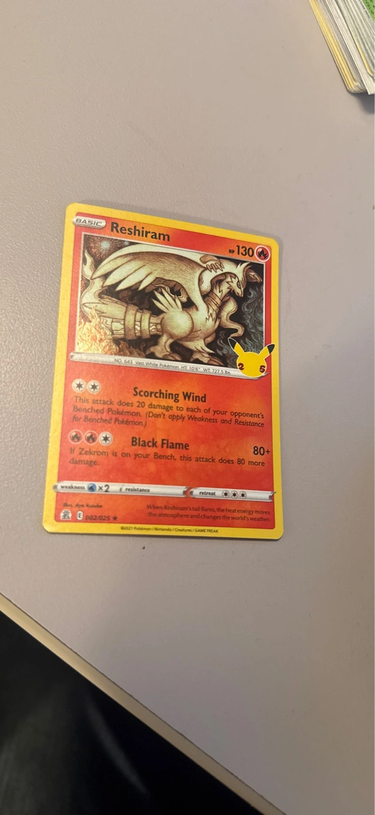 Reshiram - Celebrations #002/025