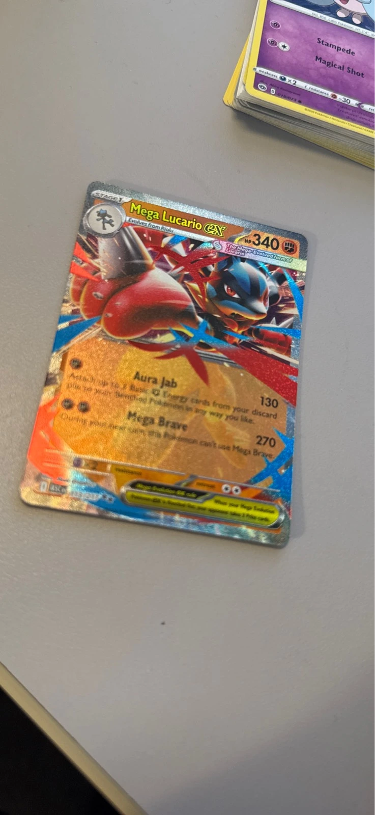 Mega Lucario ex - XY Furious Fists #077/132