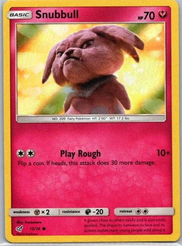 Snubbull - Detective Pikachu #15/18
