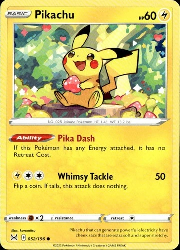 Pikachu - Lost Origin #052/196