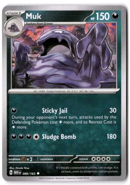Muk - Scarlet & Violet 151 #089/165