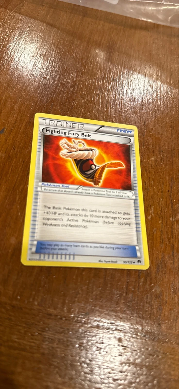 Fighting Fury Belt - XY BREAKpoint #99/122