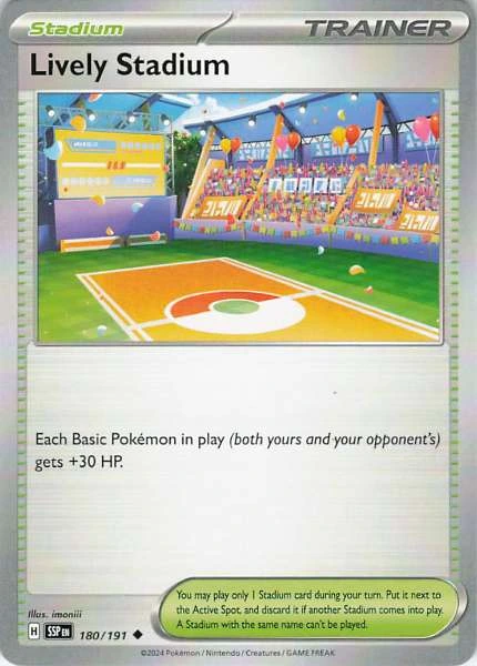 Lively Stadium - Surging Sparks #180/191