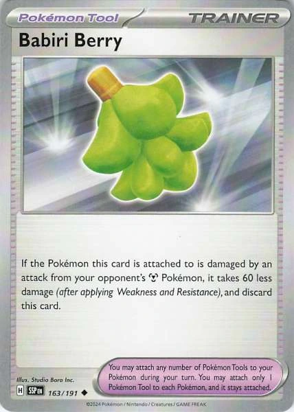 Babiri Berry - Surging Sparks #163/191