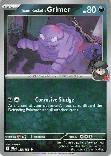 Team Rocket's Grimer - Destined Rivals #123/182