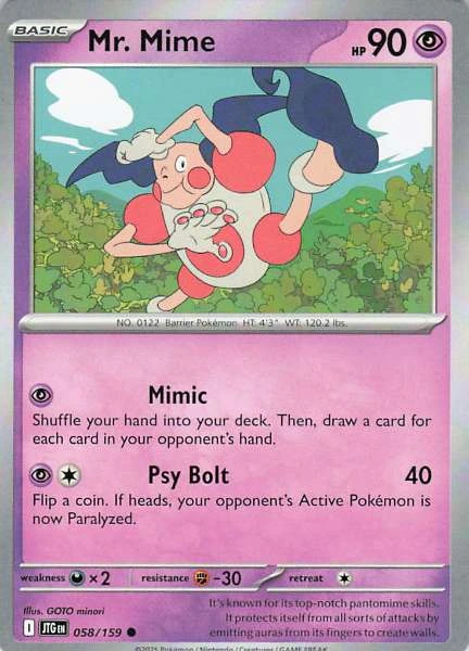 Mr. Mime - Journey Together #058/159