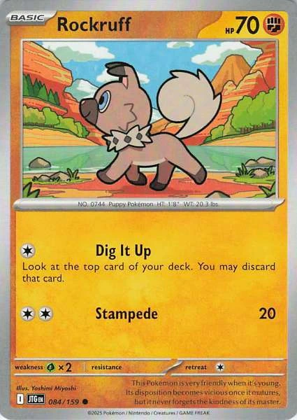 Rockruff - Journey Together #084/159