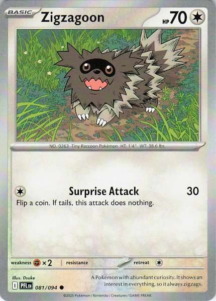 Zigzagoon - Phantasmal Flames #081/094