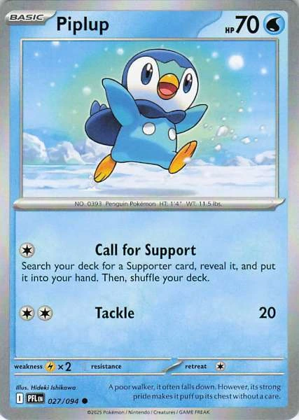 Piplup - Phantasmal Flames #027/094