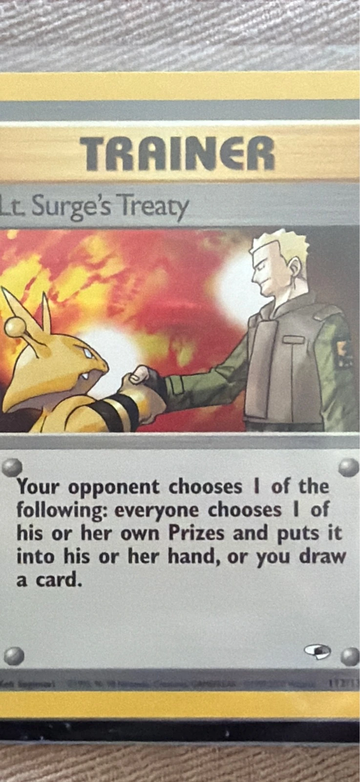 GYM HEROES Lt. Surge bulk #101/132