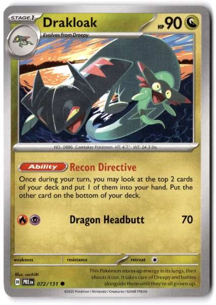 Drakloak - Prismatic Evolutions #072/131