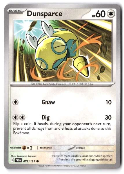 Dunsparce - Prismatic Evolutions #079/131