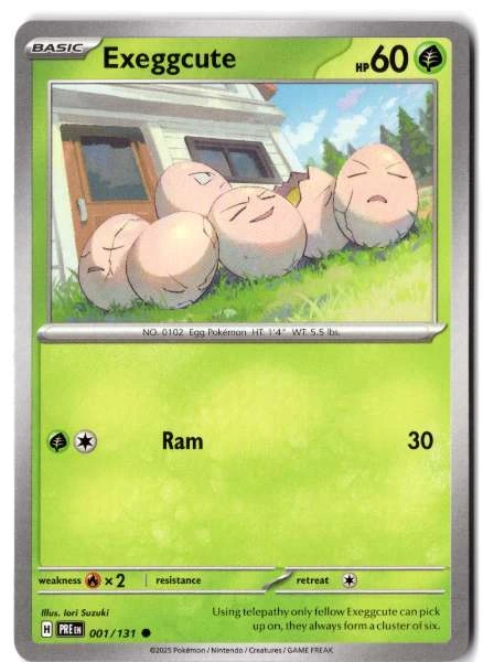 Exeggcute - Prismatic Evolutions #001/131