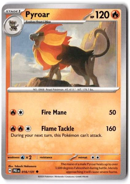 Pyroar - Prismatic Evolutions #016/131