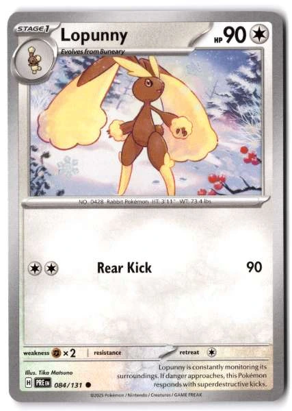 Lopunny - Prismatic Evolutions #084/131