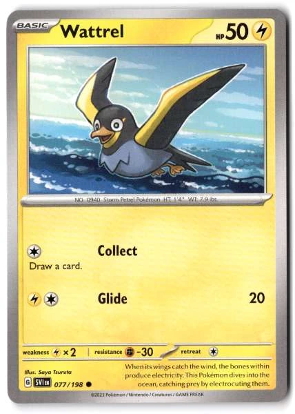 Wattrel - Scarlet & Violet Base Set #077/198