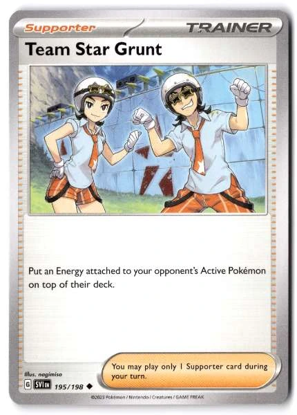 Team Star Grunt - Scarlet & Violet Base Set #195/198