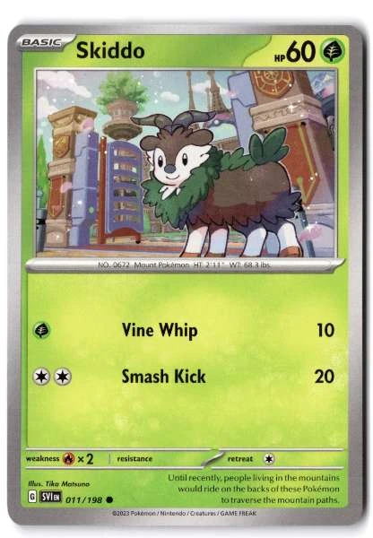 Skiddo - Scarlet & Violet #011/198