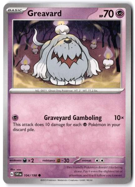 Greavard - Scarlet & Violet #104/198