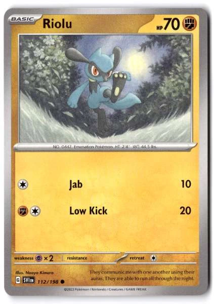 Riolu - Scarlet & Violet Base Set #112/198