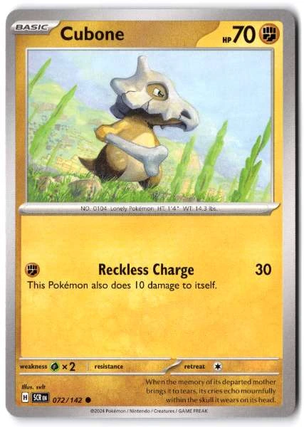 Cubone #072/142