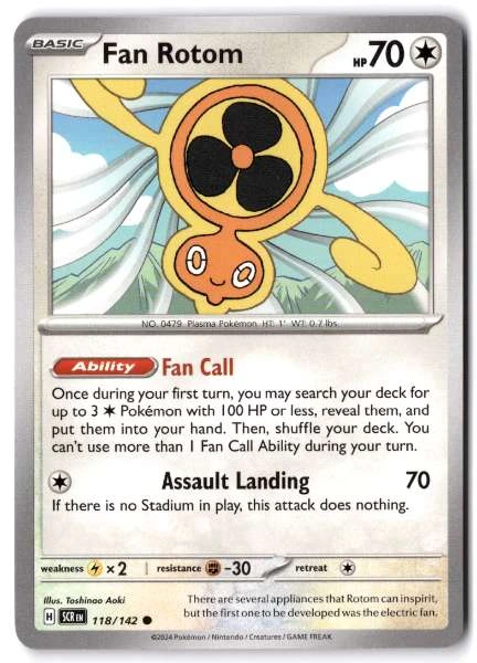 Fan Rotom - Stellar Crown #118/142